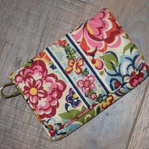 Vera Bradley Hope Grows Garden Taxi Wallet Floral ID Case Coins H7 y2k